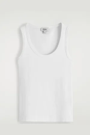 COS Ribbed Scoop-Neck Tank Top