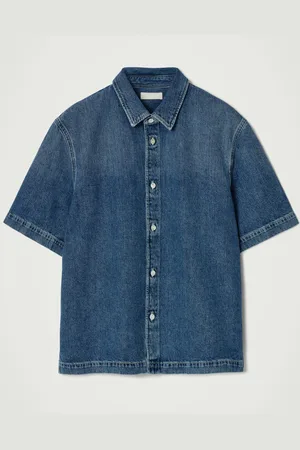 COS Lightweight Short-Sleeved Denim Shirt in