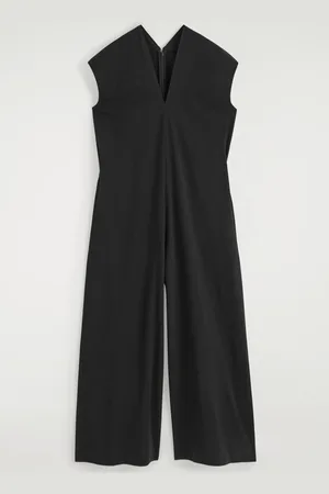 COS V-Neck Jersey Jumpsuit