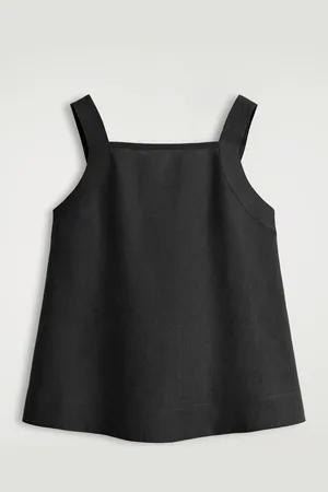 COS Tie-Back Linen Top
