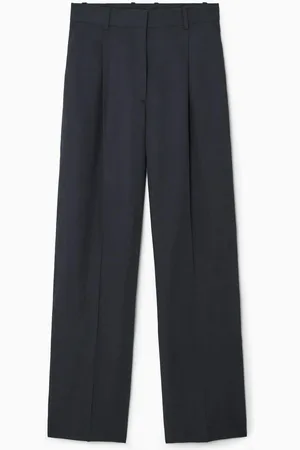 COS Relaxed Linen-Blend Wide-Leg Trousers in