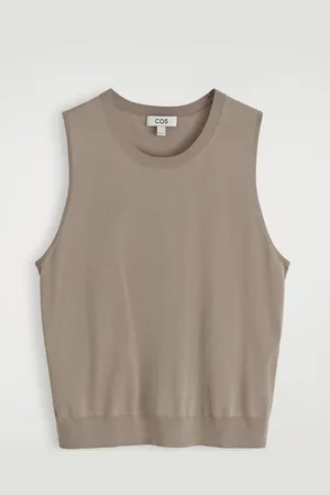 COS Relaxed Knitted Silk Vest