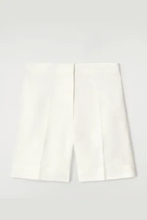 COS Tailored Elasticated Linen Shorts