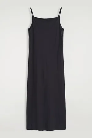 COS Square-Neck Strappy Jersey Dress