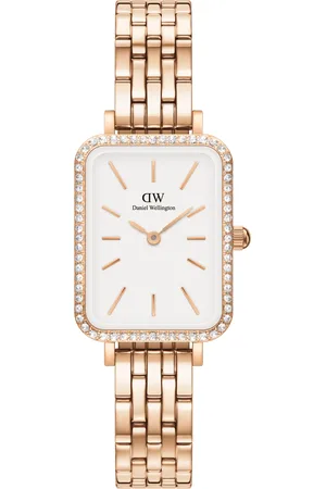 Daniel Wellington DW Watch Quadro Lumine Bezel 5-Link Melrose 20x26mm