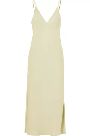 Calvin Klein Naiset Juhlamekot - Maximekko Recycled CDC Midi Slip Dress - Beige