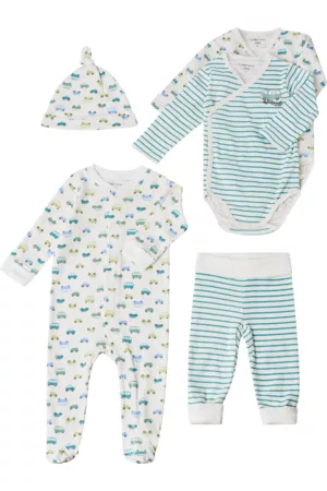 ELLOS Vauvat Pyjamat - Aloituspakkaus Baby Sunny, 5 osaa - Luonnonväri