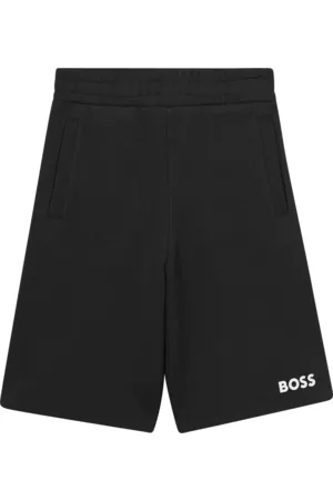 HUGO BOSS Pojat Bermuda - Collegeshortsit Bermuda Shorts - Musta