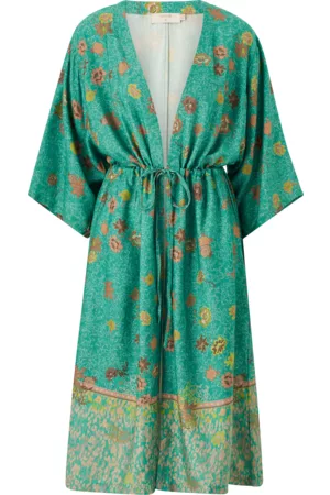 Cream Naiset Kimonot - Kimono EmmeliaCR - Vihreä