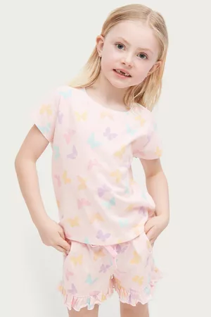 ELLOS Tytöt Pyjamat - Pyjama Brielle - Roosa