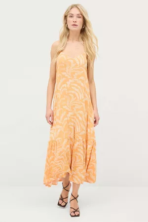 Soaked in Luxury Naiset Maksimekot - Maximekko slZaya Strap Dress - Oranssi
