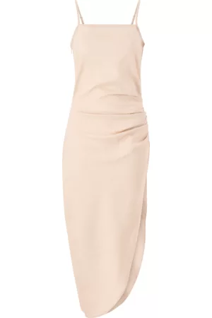 VILA Naiset Maksimekot - Maximekko viKat Linen Strap Dress - Beige