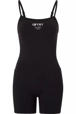 aim'n Naiset Haalarit - Jumpsuit imitless Seamless Strap Jumpsuit - Musta