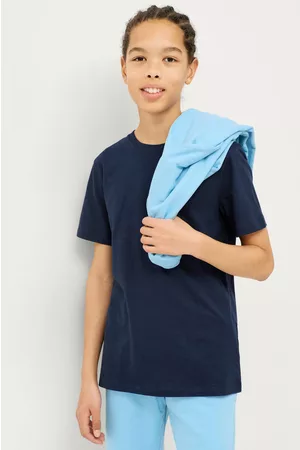 ELLOS T-paidat - Toppi Basic T-Shirt - Sininen