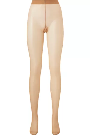 Falke Naiset Sukkahousut - Sukkahousut Seidenglatt 15 Den Tights - Luonnonväri - 44