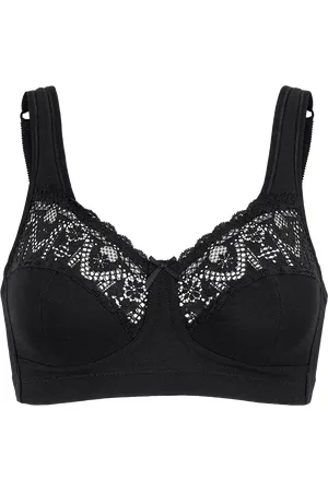 Cotton Star Soft bra, Black