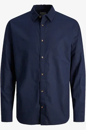 JACK & JONES Paita jjeSummer Linen Blend Shirt LS SN