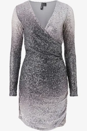 Pieces® Kietaisumekko pcDelphia LS New Wrap Dress
