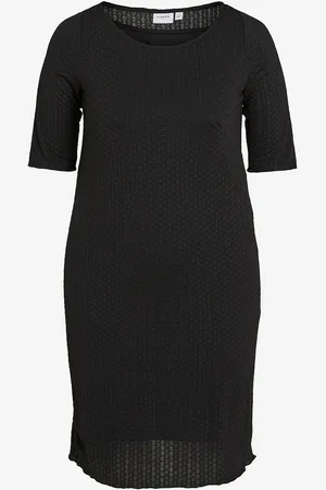VILA Mekko viAnnie Boatneck Short Dress Curve