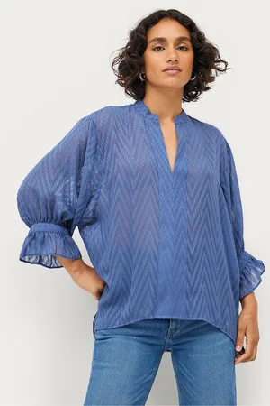 Soaked in Luxury Pusero slLavira Amily Blouse 3/4