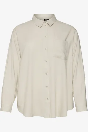 VERO MODA Paita vmcMymilo LS Shirt Wvn Curve