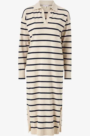Tommy Hilfiger Mekko Soft Stp Polo Swtr Midi Dress