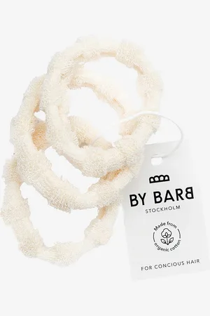 ByBarb Organic Terry Hair Ties 3/pakk.