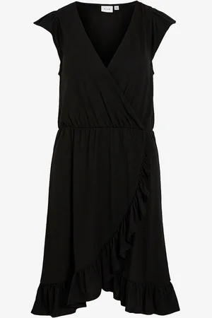VILA Mekko viMooney S/S Wrap Flounce Dress