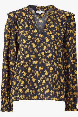 Tommy Hilfiger Pusero Moss Crepe Rose Blouse LS