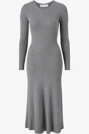 SELECTED Mekko slflUra Lurex LS Knit Dress