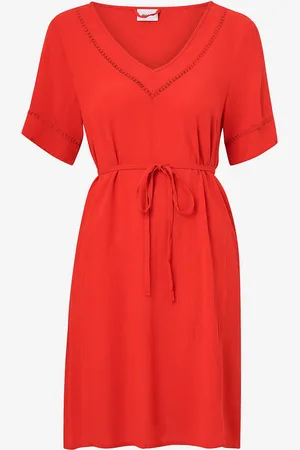 VILA Mekko viMesa Detail V-neck S/S Dress
