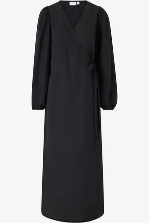 VILA Maximekko viGraffy Long Wrap L/S Dress