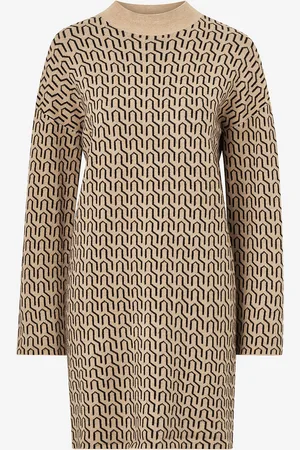 VERO MODA Mekko vmGoldneedle Art LS Short Highneck