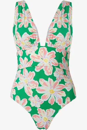 By Malina Uimapuku Alvina Open-back Plunge Swimsuit