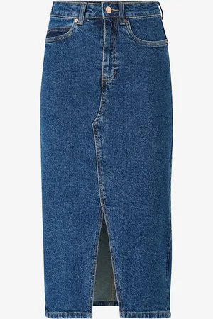 VERO MODA Farkkuhame vmVeri HR Calf Denim Skirt