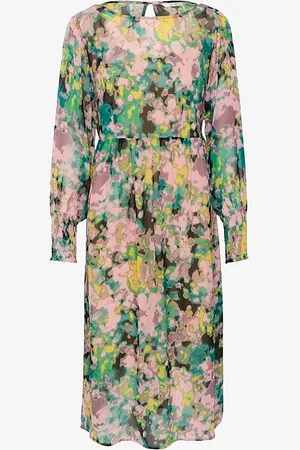 Cream Mekko crBirgitta Long Dress Zally Fit