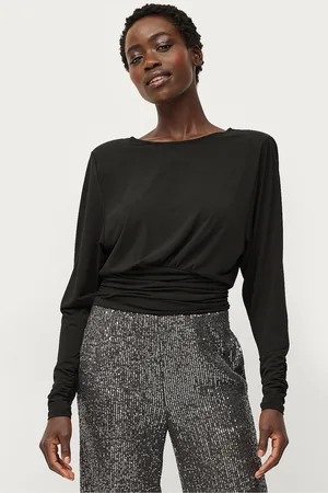 Gina Tricot Toppi Draped Back Top
