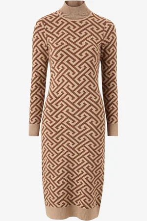 VERO MODA Neulemekko vmAria LS High-Neck Calf Dress