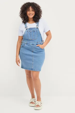 Zizzi Farkkumekko jSilja Dungaree Abk Dress