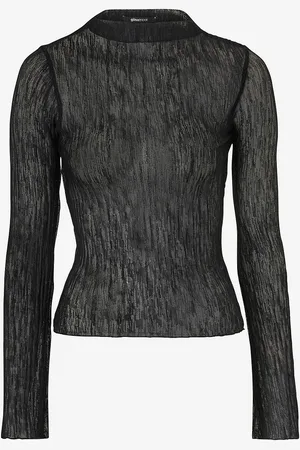 Gina Tricot Toppi Plisse Flae Sleeve Top