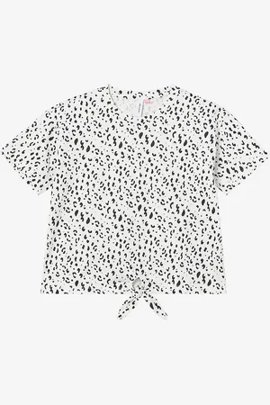 VERO MODA Toppi vmAlma SS Knot Top Jrs Girl