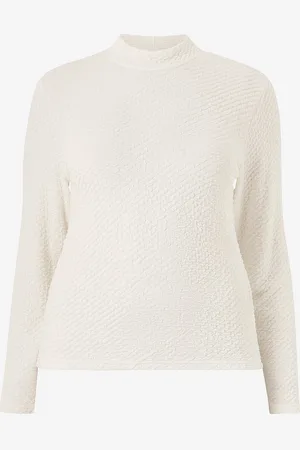 SELECTED Toppi slfGinny LS High Neck Top