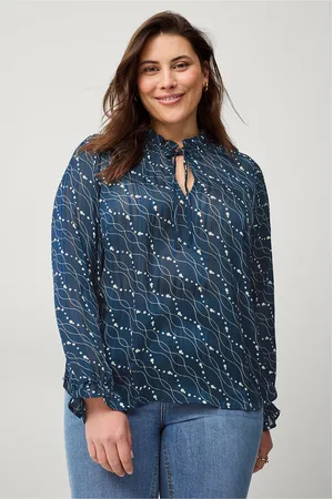 Zizzi Pusero mLucy L/S Blouse