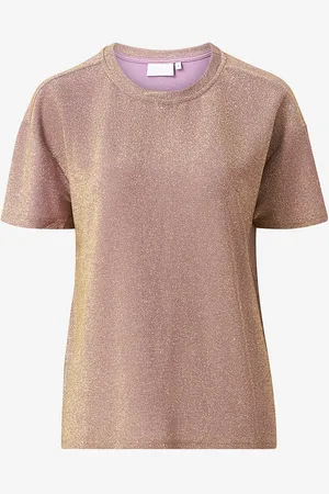 Coster Copenhagen Toppi Shimmer Tee in Lurex Jersey
