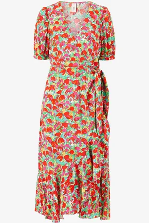 Y.A.S Kietaisumekko yasOmira SS Midi Shirt Dress