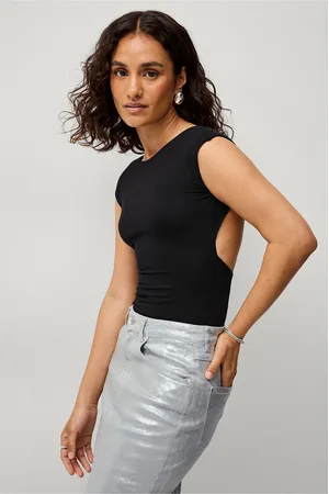 Gina Tricot Toppi Soft Touch Open Back Top