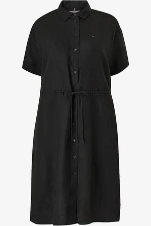 Tommy Hilfiger Paitamekko Crv Linen SS Shirt Dress