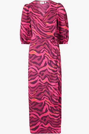 VILA Maximekko viCamila Wrap 3/4 Ankle Dress