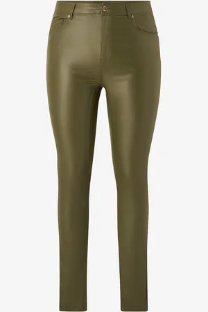 ONLY Farkut carAnne K Mid Waist Coated Dnm