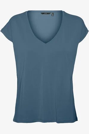 VERO MODA Toppi vmFilli SS V-neck Tee GA Curve